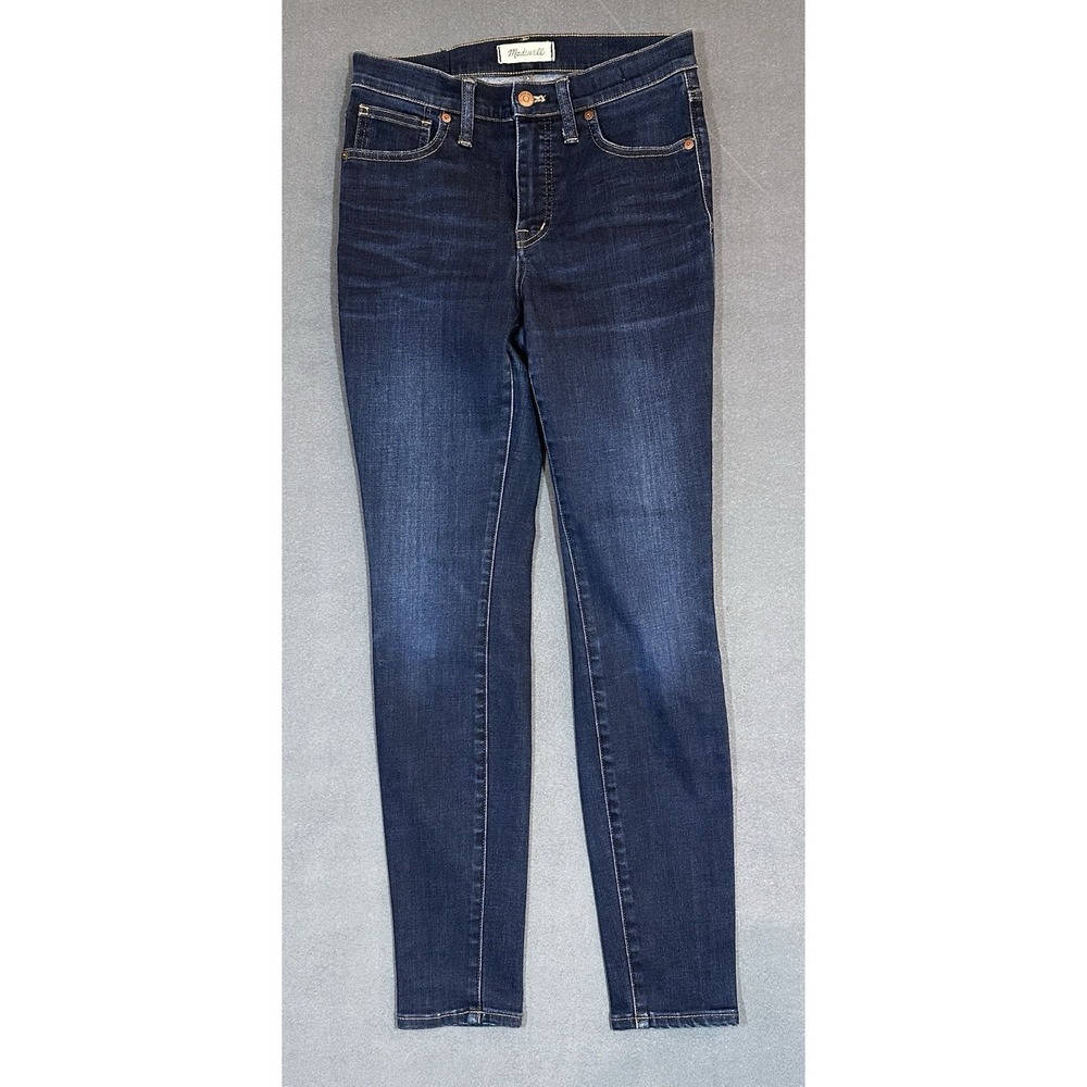 Madewell Jeans Womens Dark‎ Blue High-Rise Skinny Denim Size 27